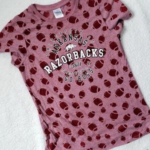 University of Arkansas Razorbacks Football Tee L